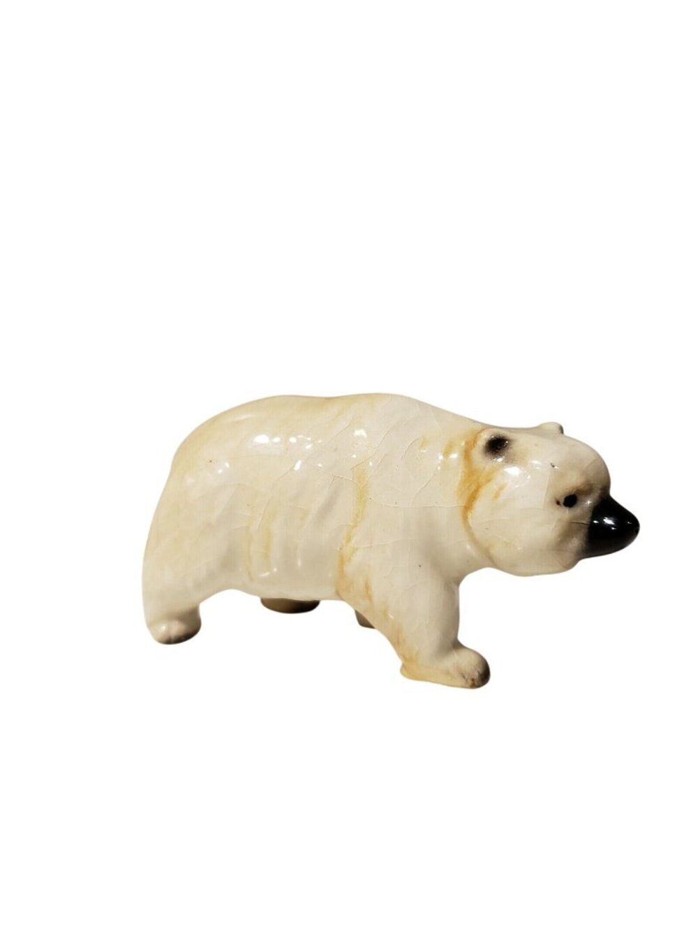 Hagen Renaker Shaded Polar Bear Miniature Figurine Mama Grizzly Bear Walking